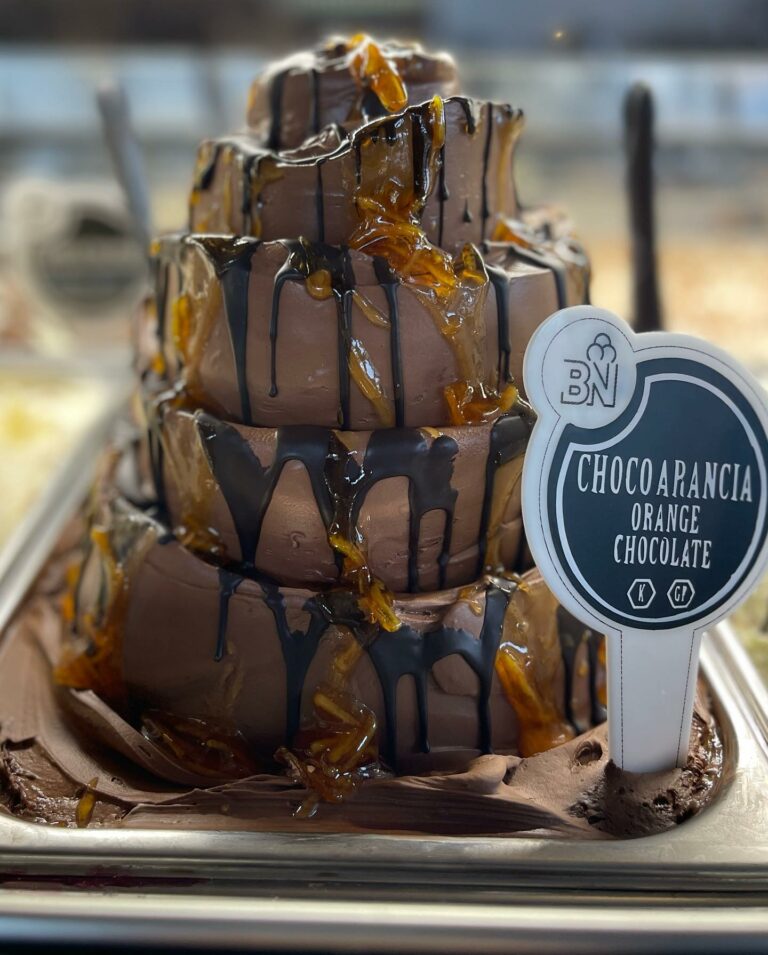 chocolate arancia orange gelato